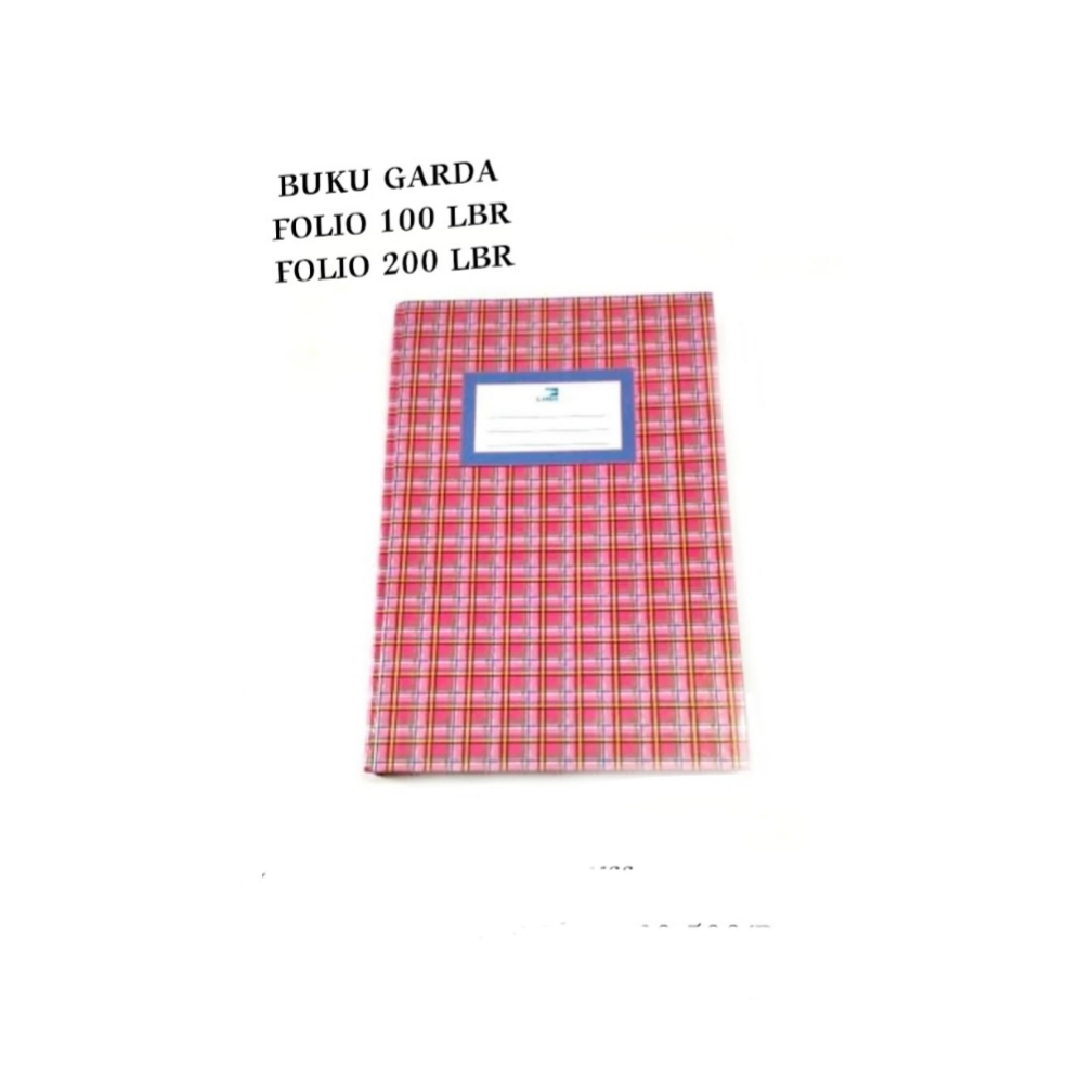 BUKU  GARDA FOLIO 100LEMBAR /  200 LEMBAR  HARGA 1 BUKU