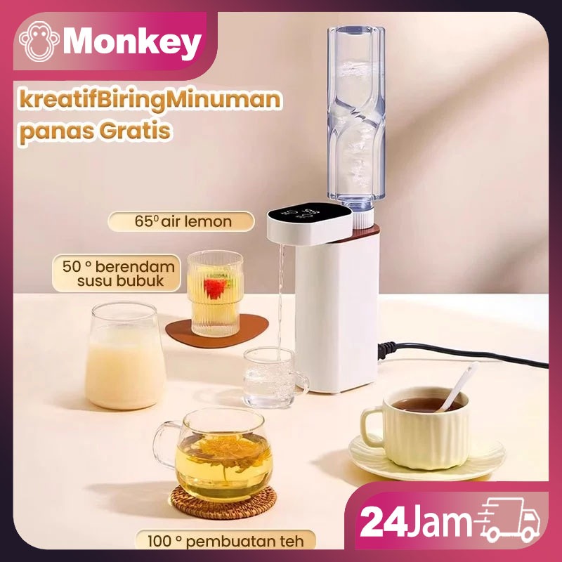 Dispenser Air Portable & Pemanas Air Listrik - Dispenser Mini Lipat untuk Desktop & Travel, Pemanas 