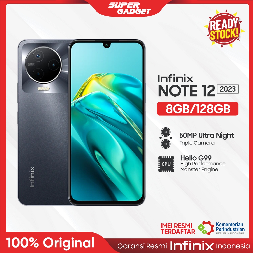 Infinix Note 12 2023 8/128 8/256 RAM 8 ROM 128 256 GB 8GB 128GB 256GB HP Smartphone Android