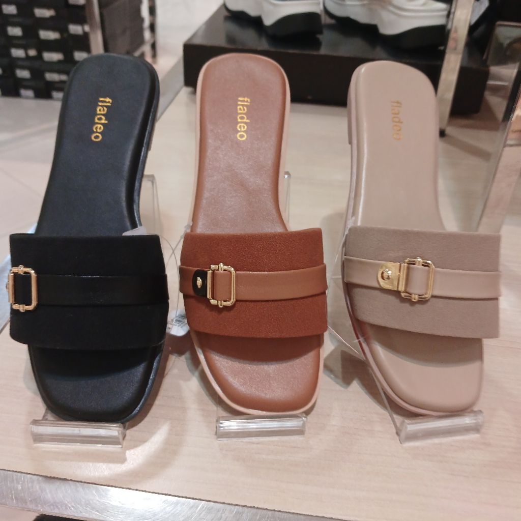 sandal flat wanita FLADEO ori dari matahari