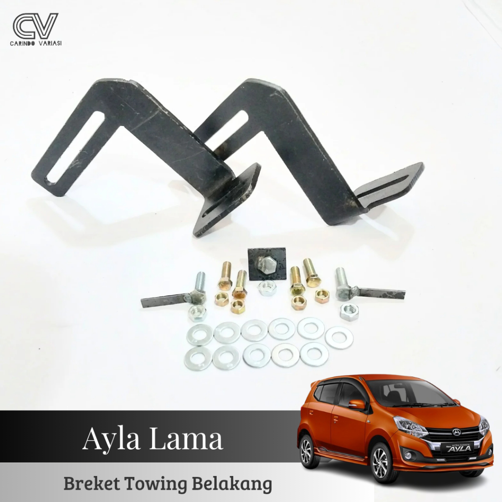 Breket Dudukan Plus baut Towing Belakang Mobil Ayla 2012 - 2021