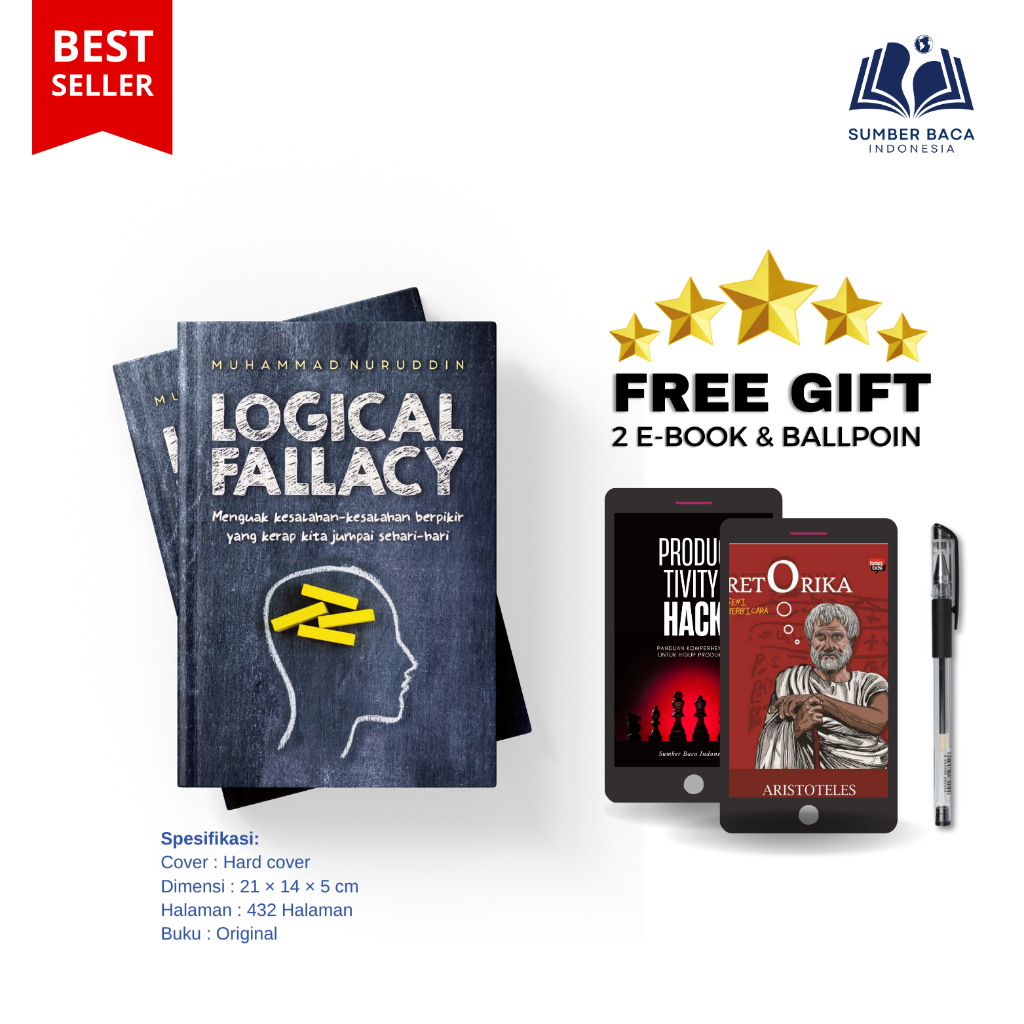 Logical Fallacy -Karya Muhammad Nuruddin - [Bonus Spesial] Sumber Baca Indonesia | Original
