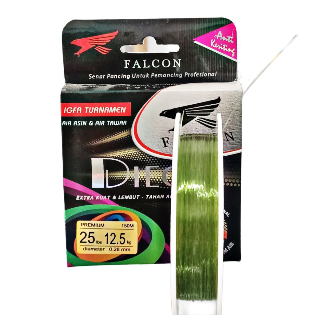 Senar Pancing Nilon IGFA TURNAMEN FALCON DIEGO 150m Anti Keriting