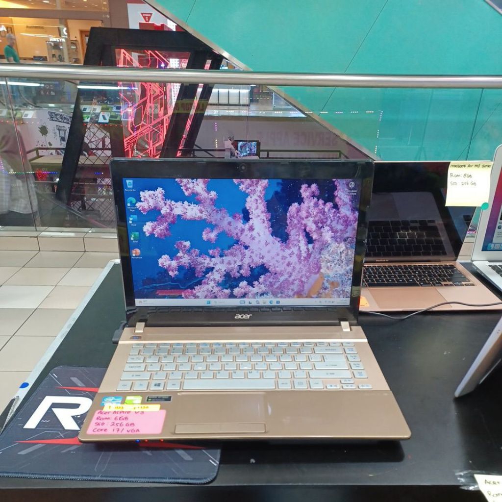 laptop acer aspire v3 471g core i7 3630QM ram 6gb ssd 256gb nvidia geforce 710m 1130