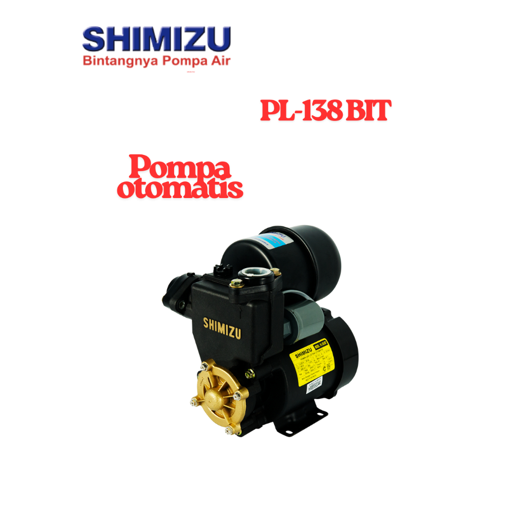 SHIMIZU PL 138 BIT POMPA AIR OTOMATIS -POMPA AIR SHIMIZU PL 138 BIT