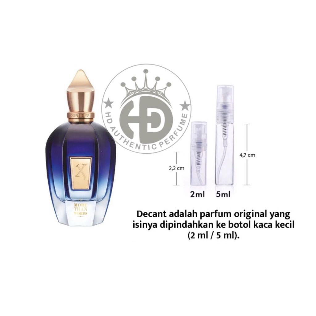 Decant Xerjoff more than words EDP for Unisex