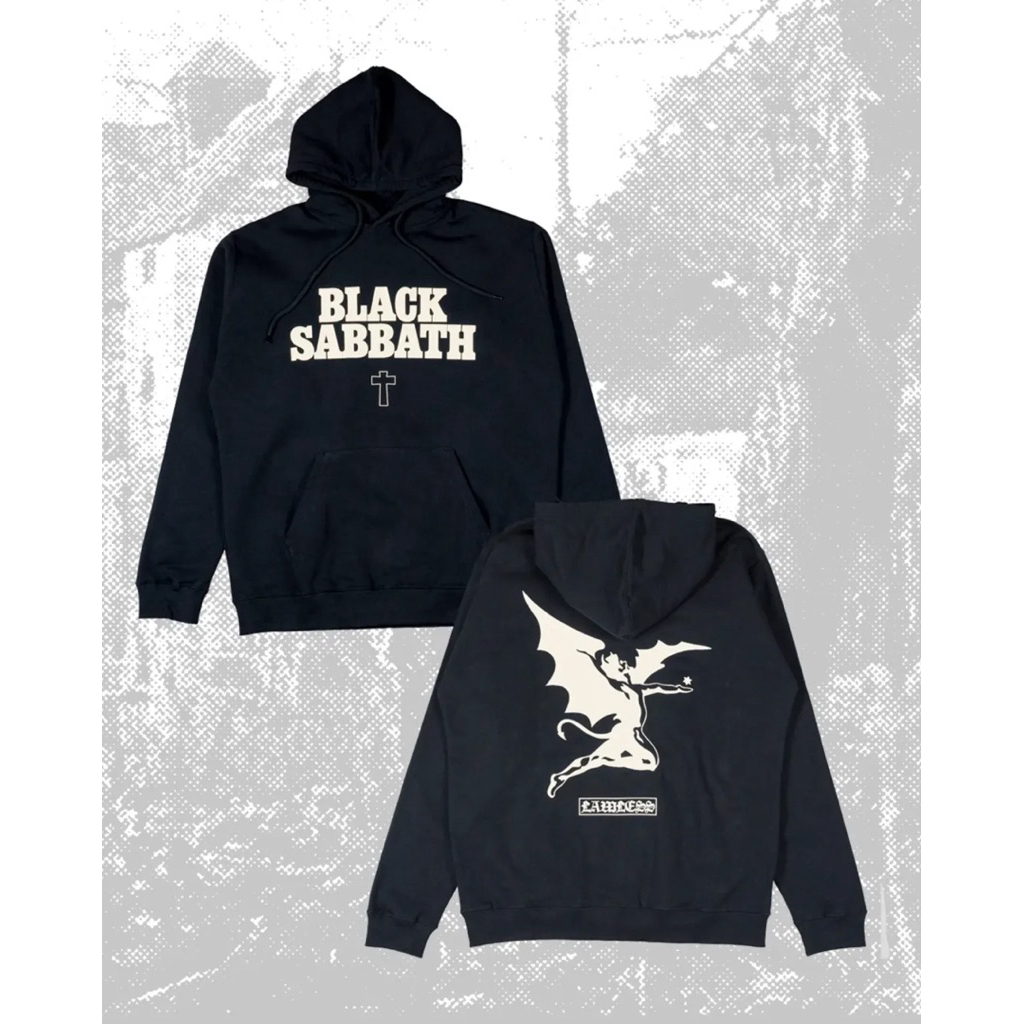 Lawless Jakarta x Black Sabbath - Typecross Pullover Hoodie