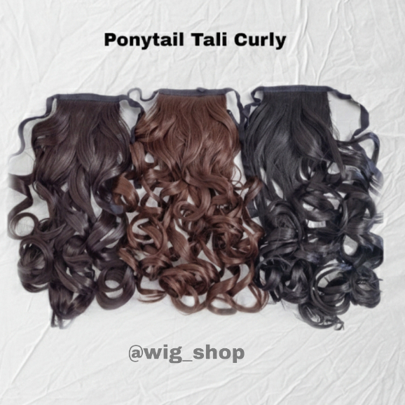 Ponytail / Ponytail Tali Curly / Ponytail Curly / Ponytail Tali