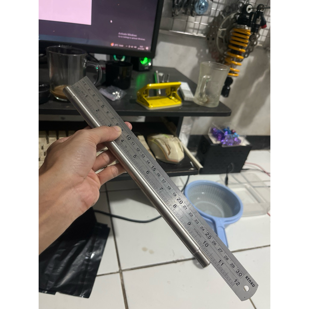 As roda belakang steanleess 5TP yamaha Jupiter z vega r new vega zr Jupiter z1 ori ( as ajah )