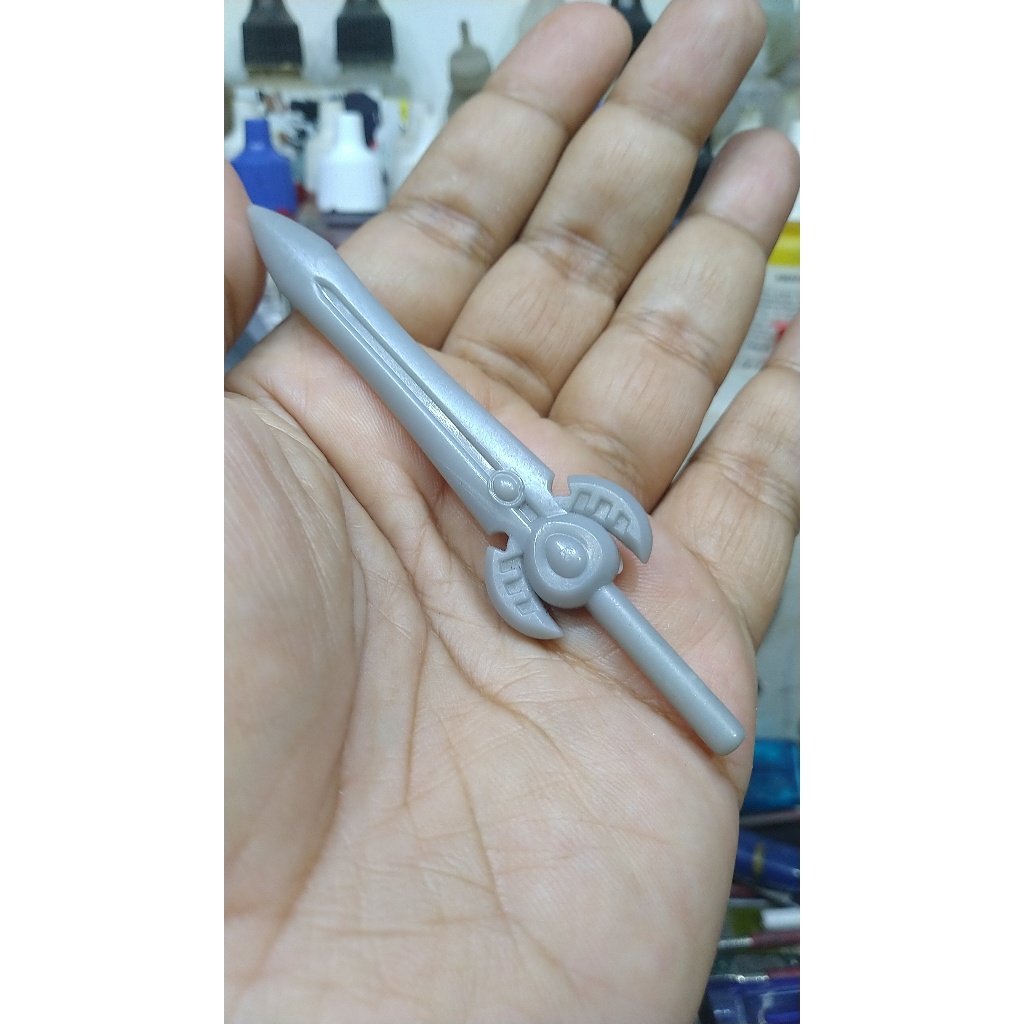 pedang senjata heman grayskull action figure kitbash