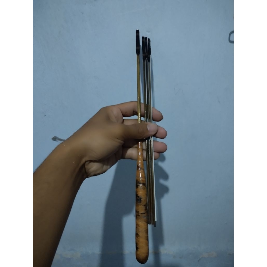 joran tanago bambu lentur pegangan serabut kelapa panjang 150 cm