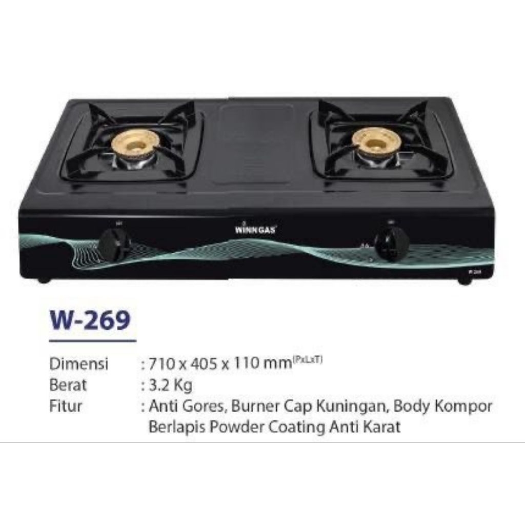 KOMPOR WINGGAS 2TUNGKY W 269
