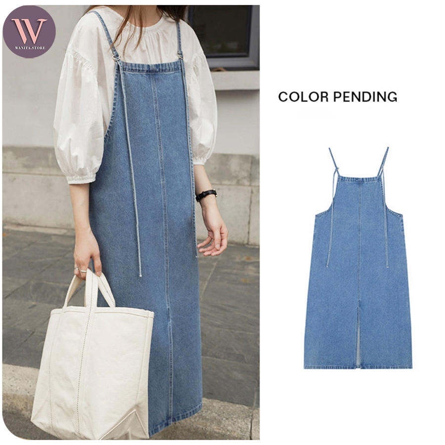 Rekomendasi Dress Korean Style / Dress Wanita / Dress Hitam / Dress Jumbo / Overall Dress / Overall 