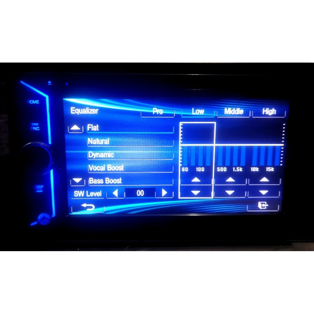 Head Unit Double Din JVC KW-AV10H original bawaan Honda Jazz RS