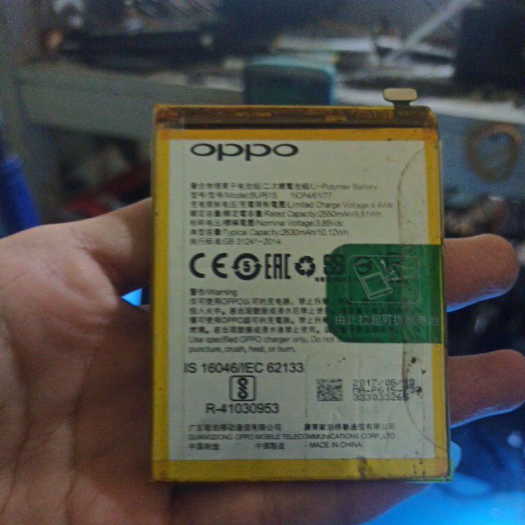 Baterai Oppo A37/A37f/A37fw Original Cabutan