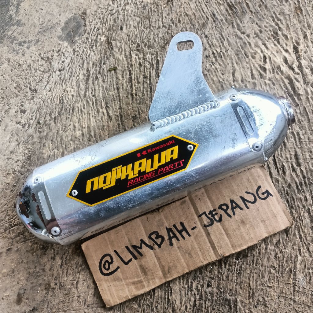 silincer kawasaki nojikawa racing parts copotan kawasaki klx second