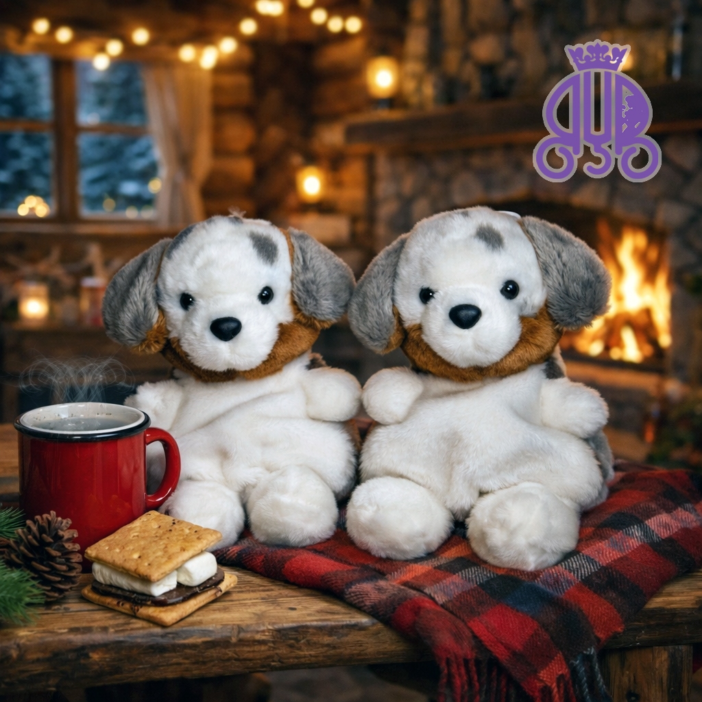 Boneka kecil karakter anjing Aussie lucu bahan lembut