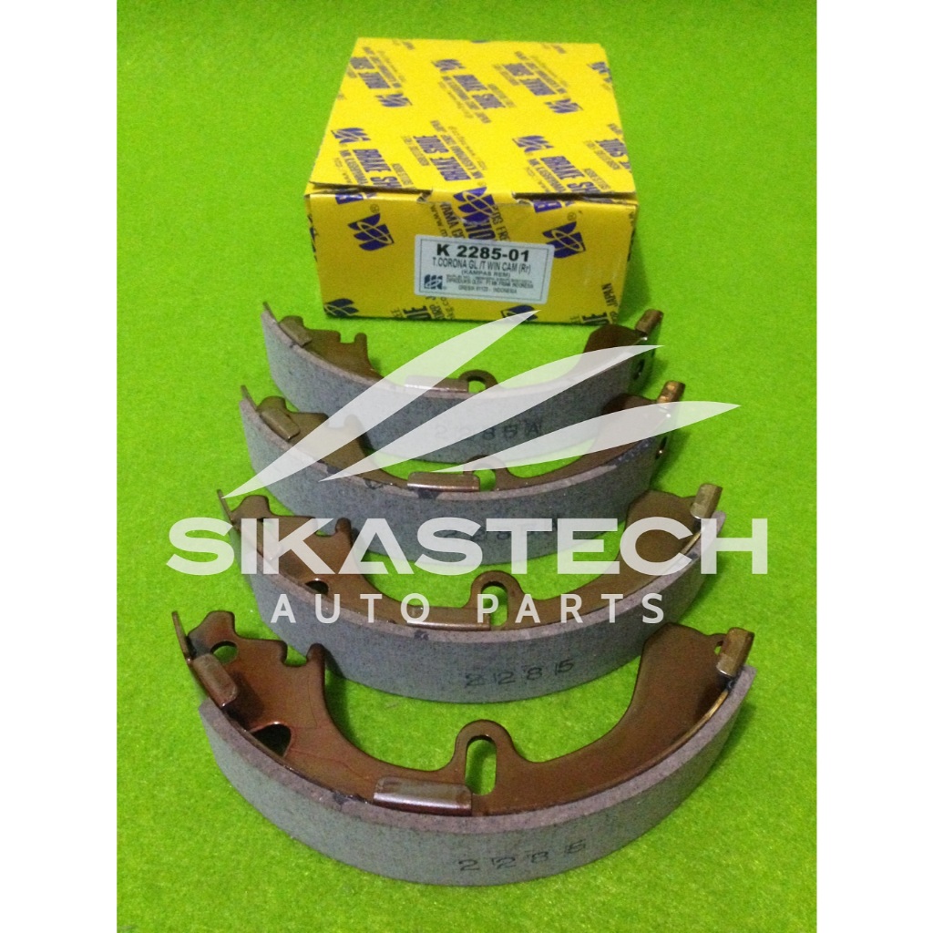 MK KASHIYAMA 04495-20091 SET REAR BRAKE SHOE KIT / KAMPAS REM TROMOL SEPATU RODA BELAKANG LENGKAP KA