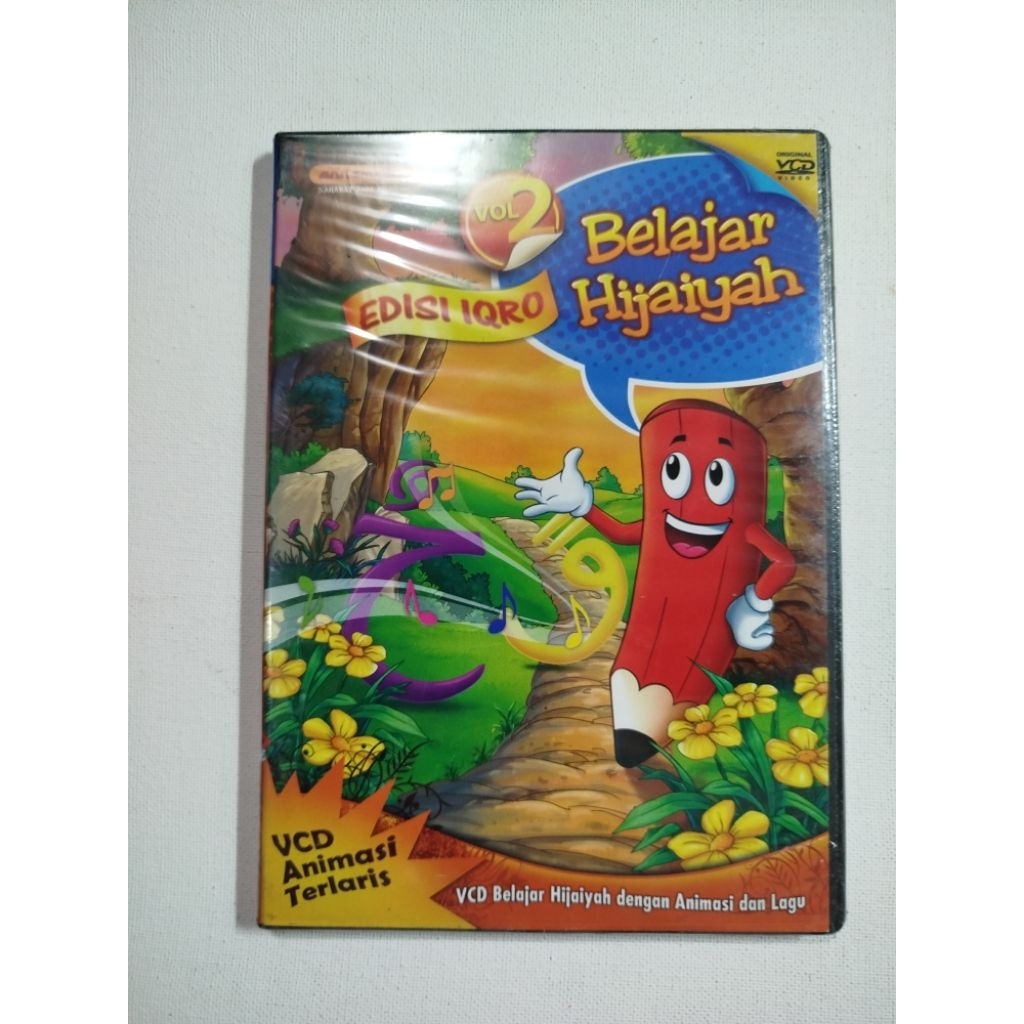 VCD ANIMASI ANAK BELAJAR HIJAIYAH EDISI IQRO (SEGEL)