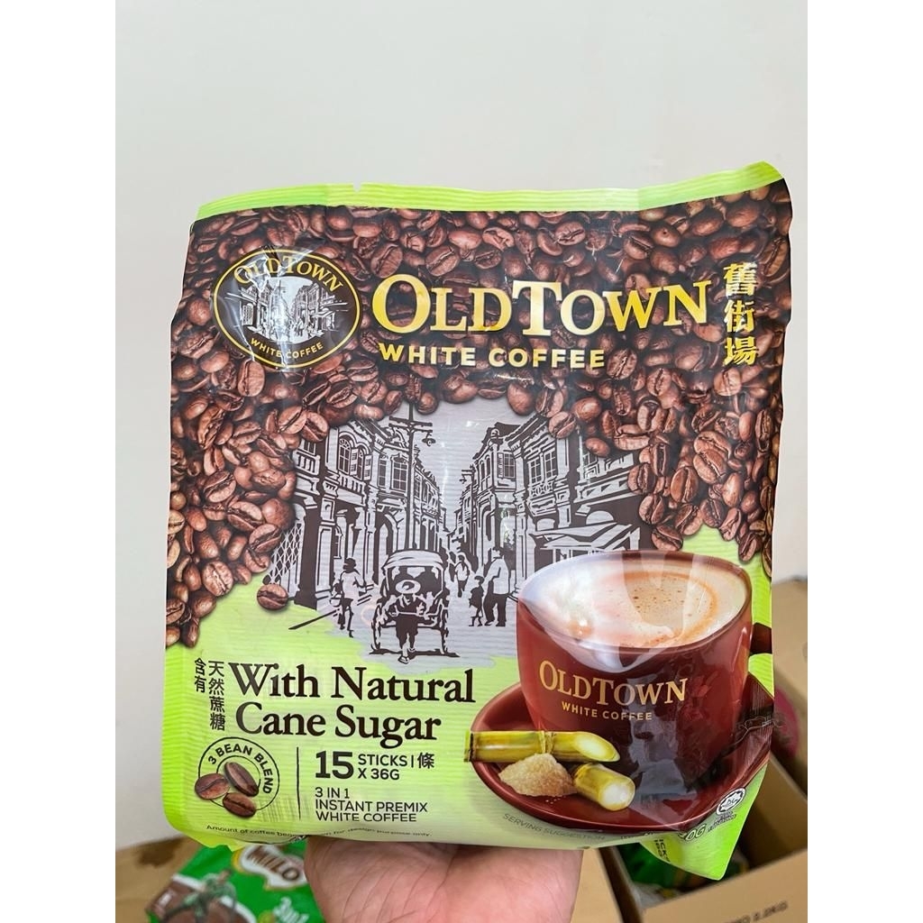OldTown White Coffee With Cane Sugar Original Malaysia 15Sticks x 36Gram