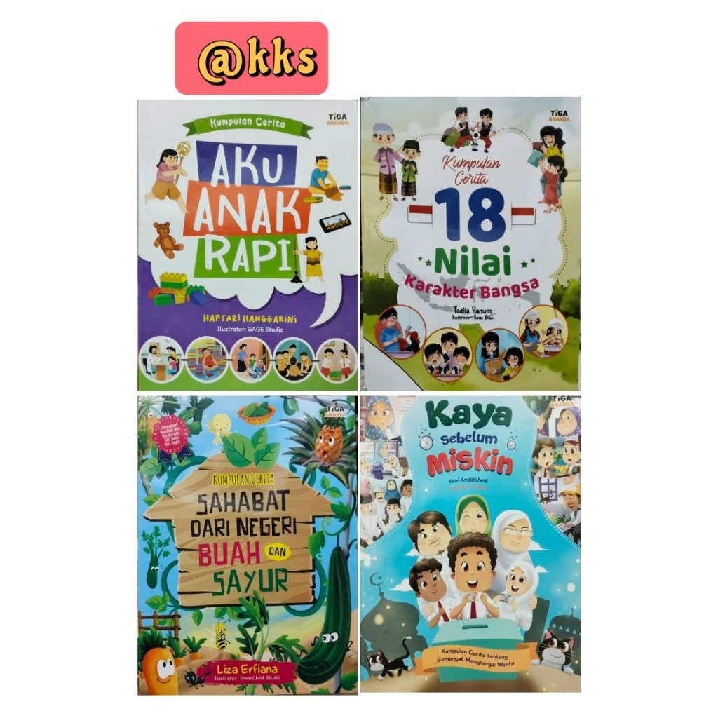 BUKU ANAK KUMPULAN CERITA (TIGA ANANDA)