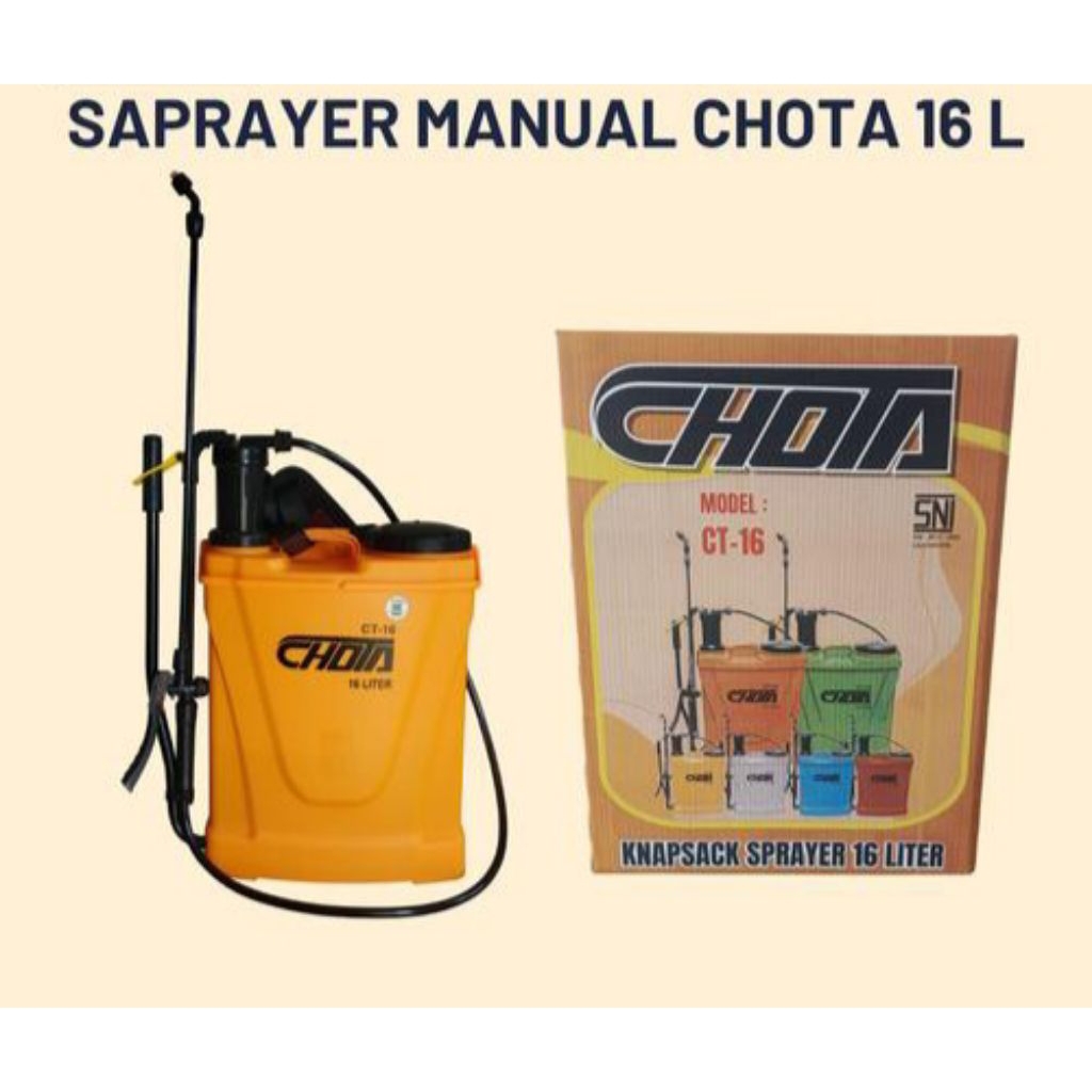 Sprayer Manual /Tanki Semprot Manual/Kep Semprot Manual 16 Liter Original Asli CHOTA high Quality, h