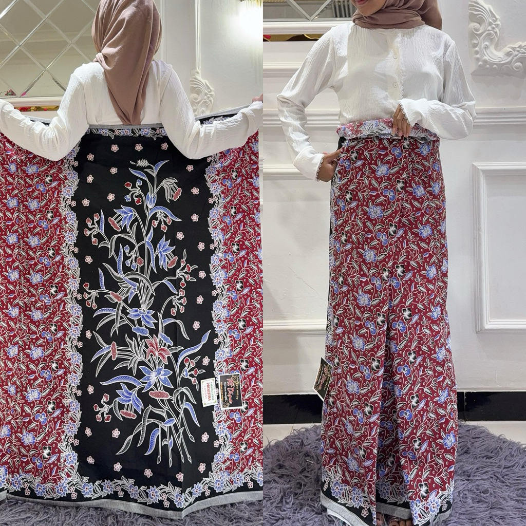 Sarung Batik Wanita / Sarung Batik Santri / Sarung Santri putri / Sarung Wanita motif Bunga