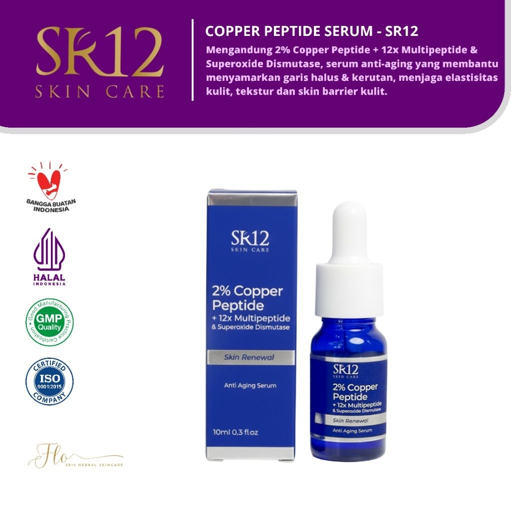 Copper Peptide Serum SR12 | Serum Anti Aging | 2% Peptide