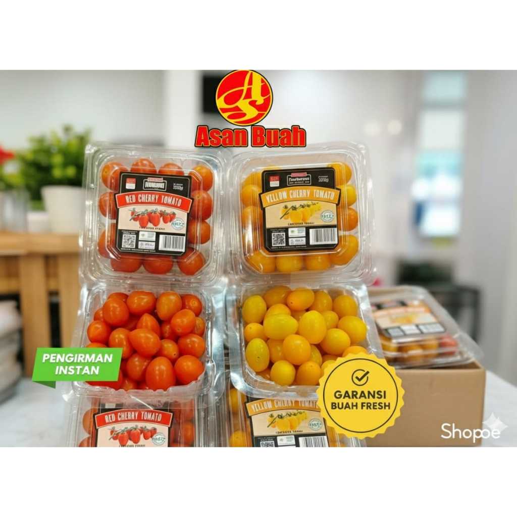Tomat Buah Sayur Ceri merah kuning beef recento  cherry tomato besar manis segar  import australia j