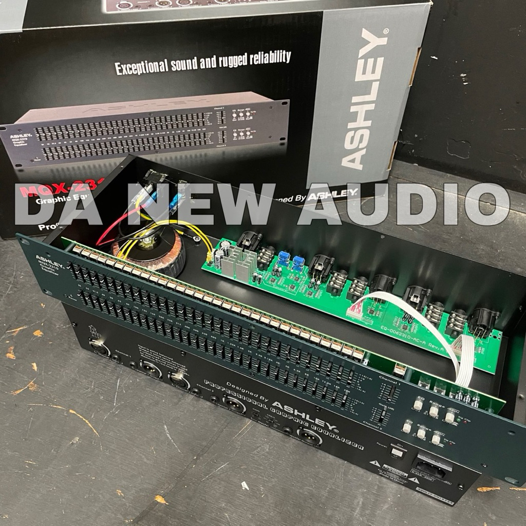 Equalizer Ashley Mqx2310 Original Makro With Subwoofer 31Band Equaliser Mqx 2310 ( BISA COD )