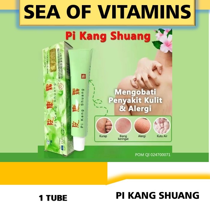 SALEP PI KANG SHUANG ORIGINAL ASLI BPOM EFEKTIF UNTUK GATAL KULIT PIKANGSUANG HALAL