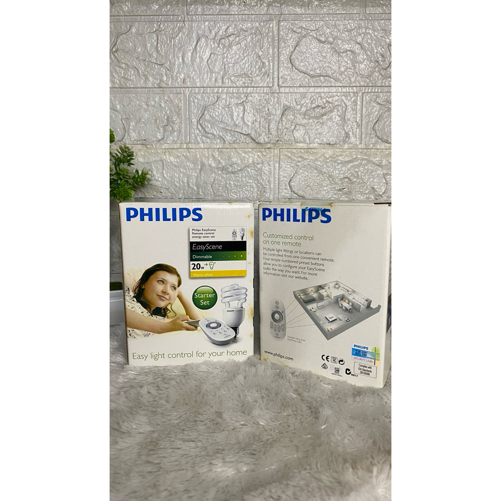 PHILIPS LAMPU EASYSCENE LAMPU + REMOTE 20 WATT