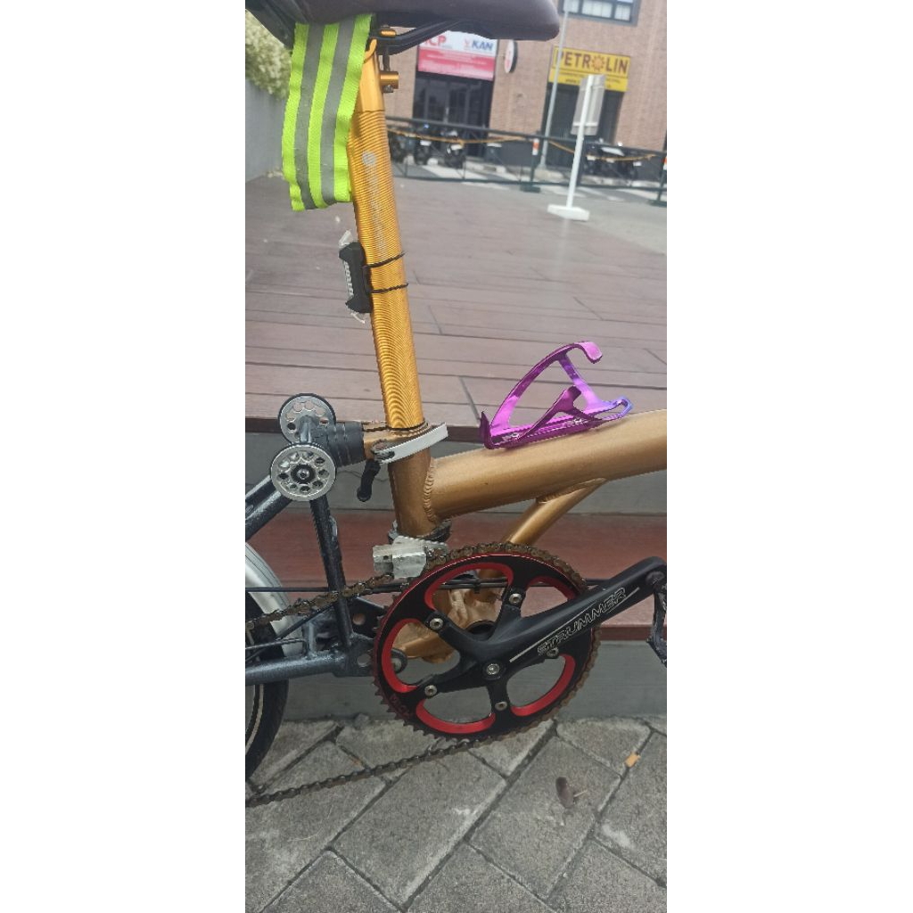 united trifold 7 speed external gear siap pakai loncer