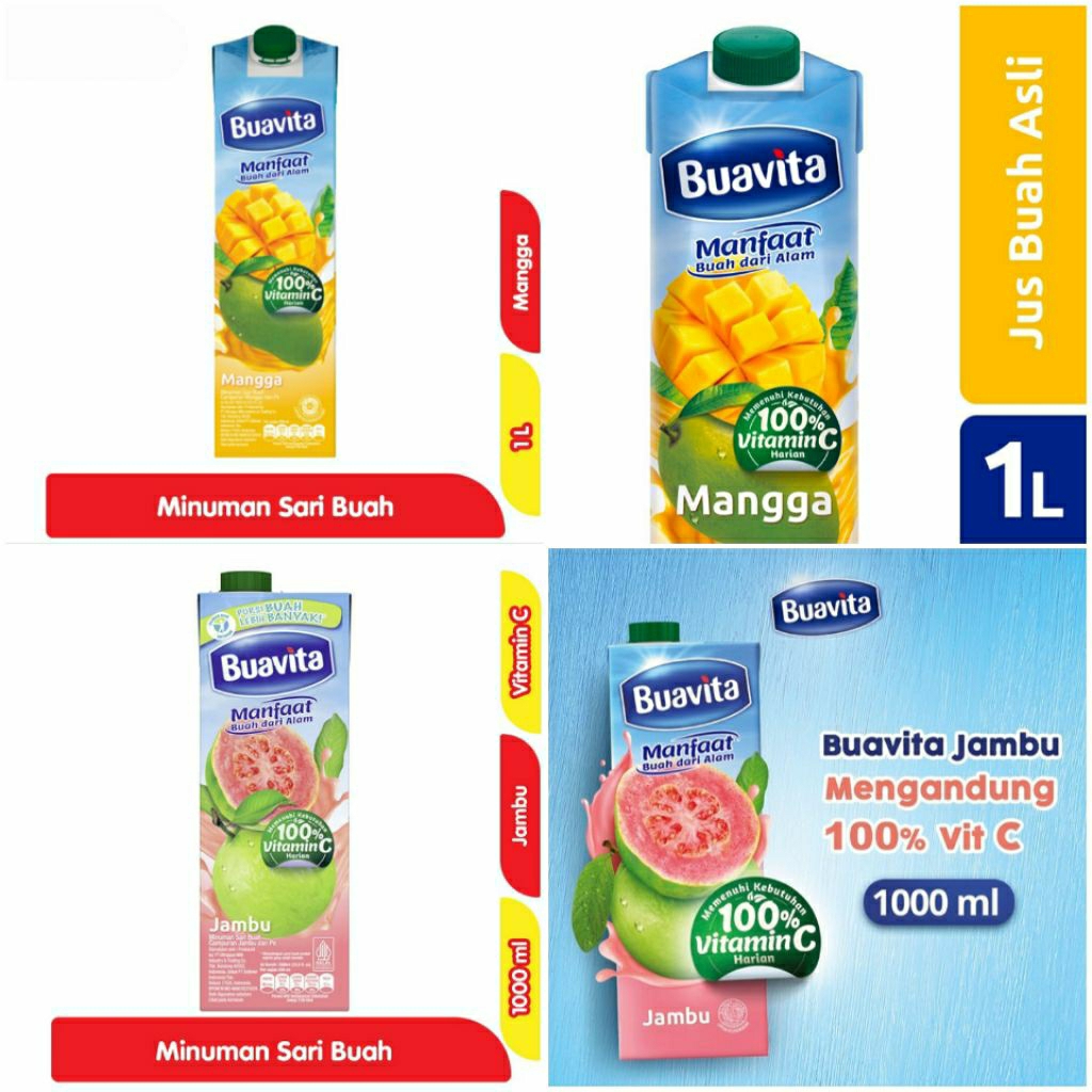 Buavita Jus Buah Asli 1 Liter