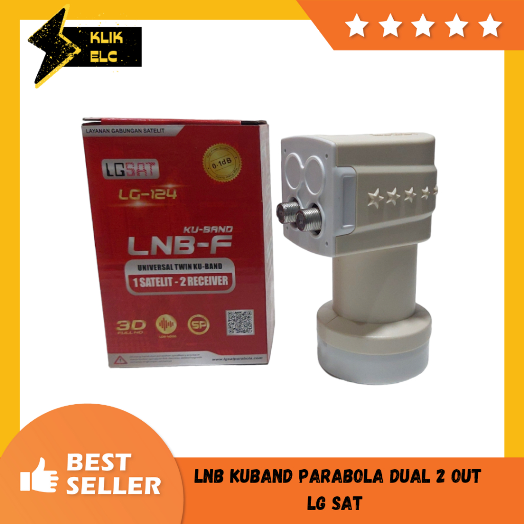 LNB KU BAND DUAL OUT / LNB PARABOLA MINI / LNB UNTUK 2 TV/ LGSAT