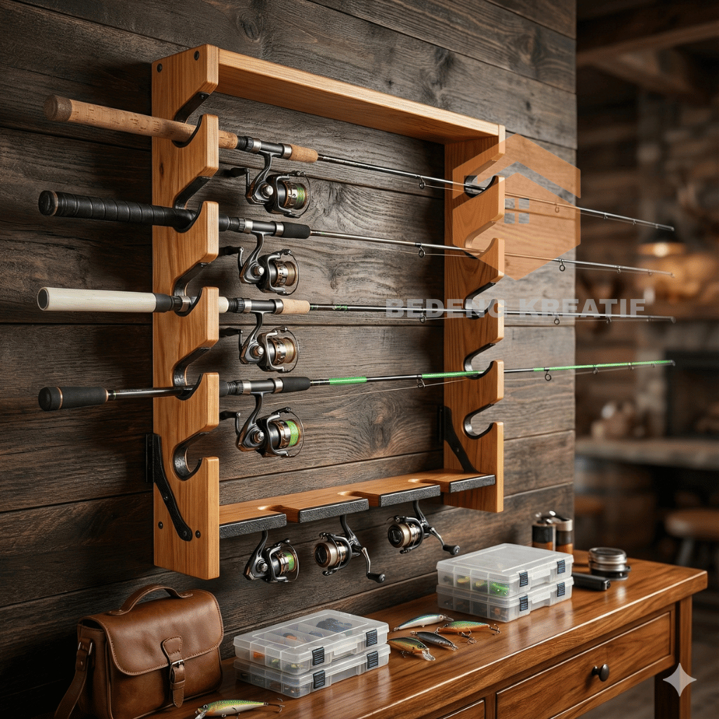 Tempat Dinding Rak Joran  / Rak Joran Pancing