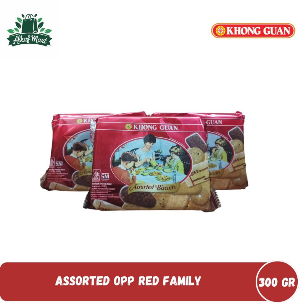 KHONG GUAN ASSORTED OPP RED FAMILY 300GR