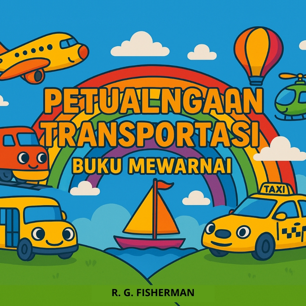 Buku TRANSPORTASI (Buku Mewarnai Printable PDF)
