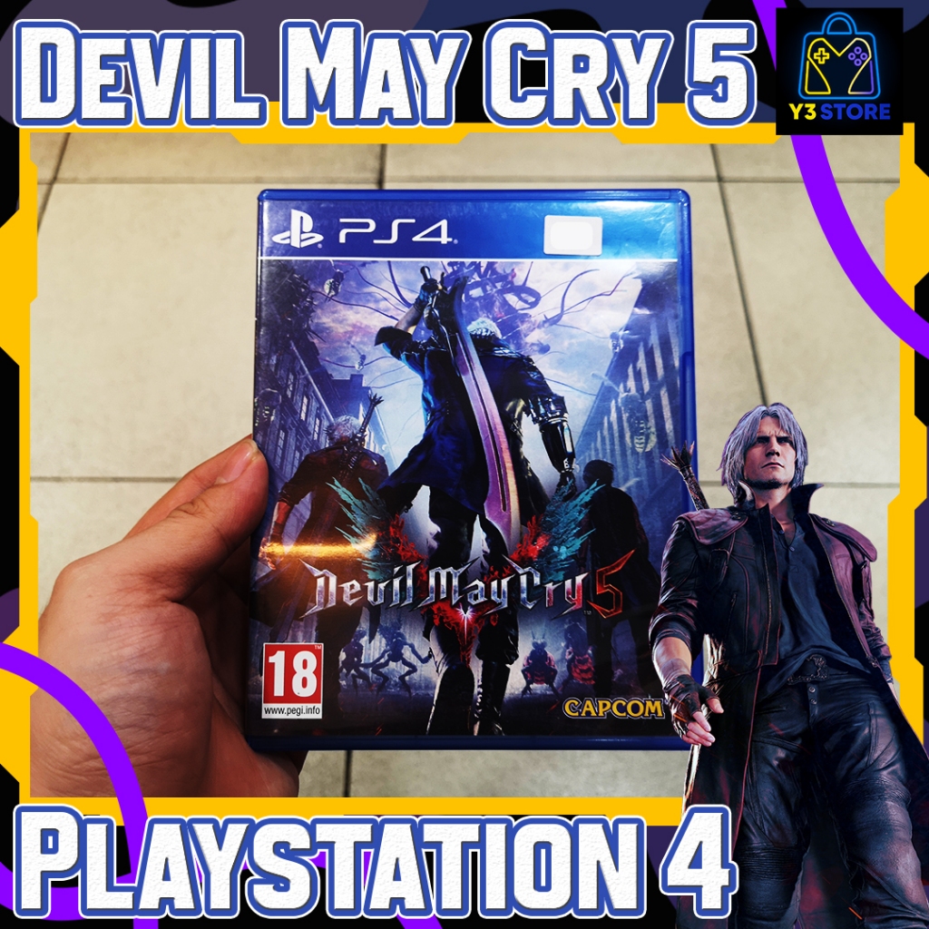 BD Playstation 4 Second Devil May Cry 5 / Kaset Fisik Devil May Cry Playstation 4 Second