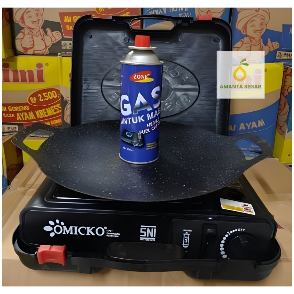 Kompor Portable Mini 1 Set Paket Lengkap Kompor & Gas