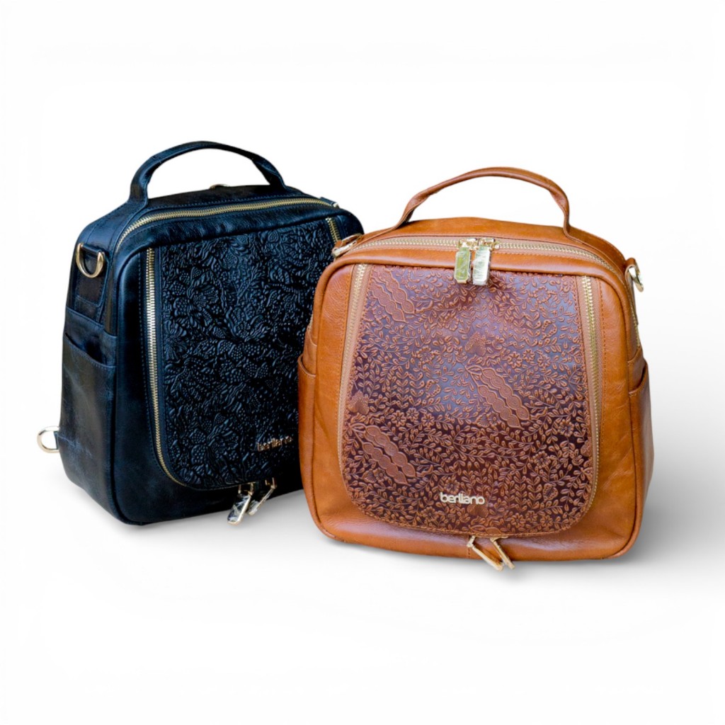 Berliano Leather Widiandra Bag - Ransel Tas Selempang Wanita Kulit Sapi Asli