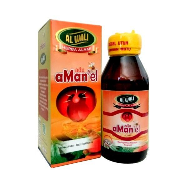Madu Amandel Radang Tenggorokan Al Waliy ALWALIY 150 gr