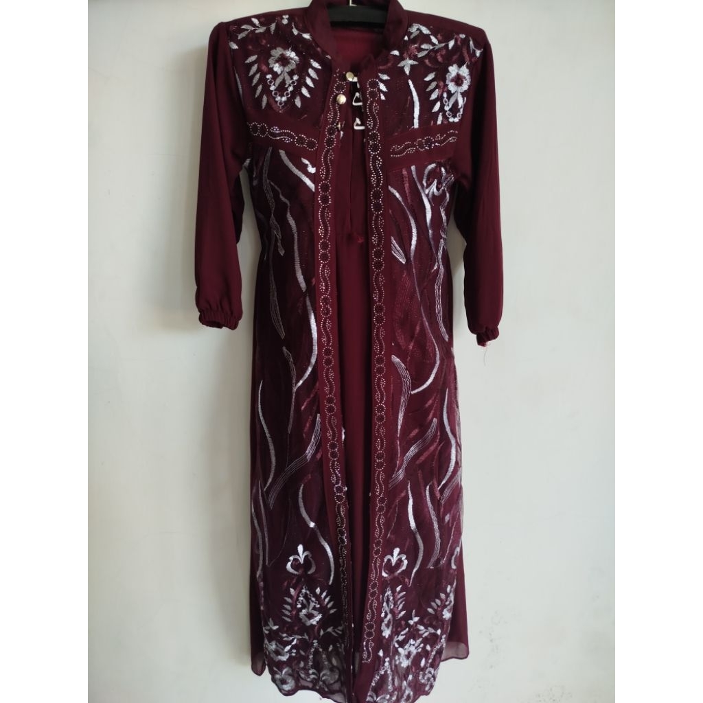 Gamis Semi Brukat