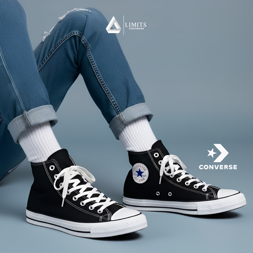 Formal Shoes - Sepatu Sneakers Pria Wanita CONVERSE ALLSTAR Sepatu Casual Convers Warna Hitam