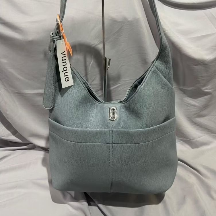 VUNQUE HOBO SHOULDER SLING BAG PREMIUM TEXTURED PU LEATHER TAS BAHU WANITA