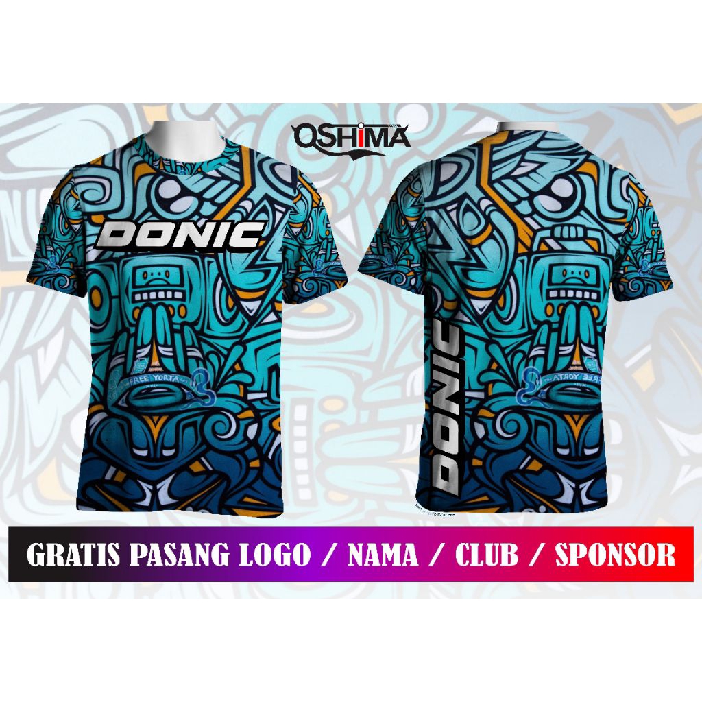 KAOS JERSEY PINGPONG DONIC REVOLUTION #TENIS MEJA