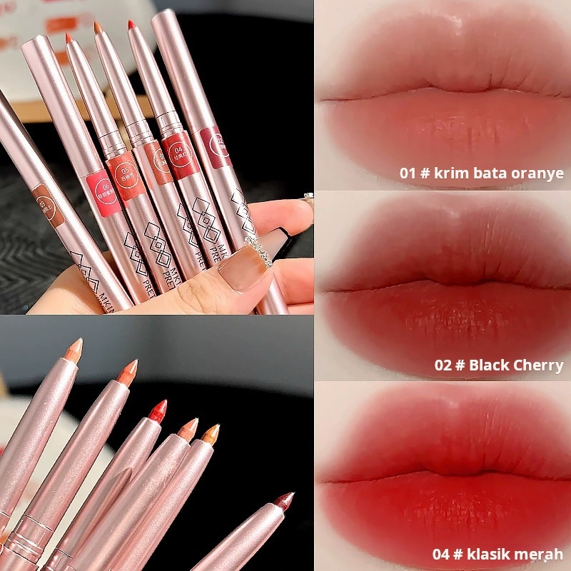 COD Halal, lipstik baru, menggambar bentuk bibir Anda, | Lip Liner Waterproof & Long-lastingBibir |L