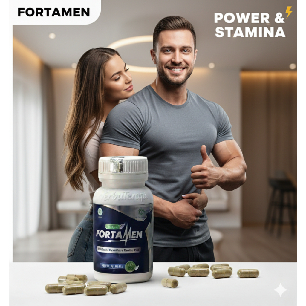 Fortamen Suplemen Stamina Pria kuat tahan lama