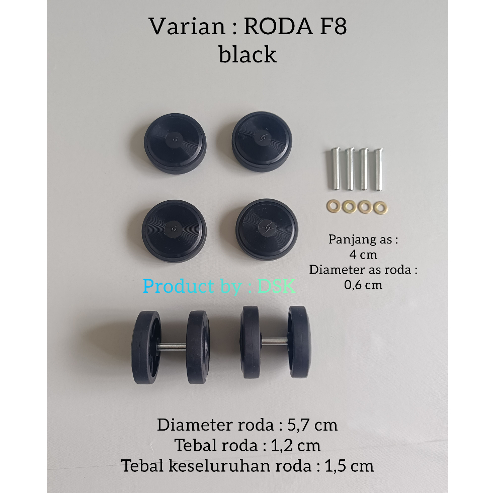 RODA DOUBLE WHEEL, RODA KOPER, RODA PENGGANTI KOPER