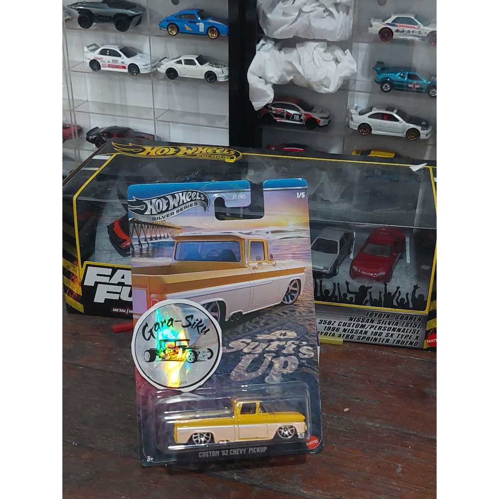 HOT WHEELS CUSTOM 62 CHEVY PICKUP SURF'S UP